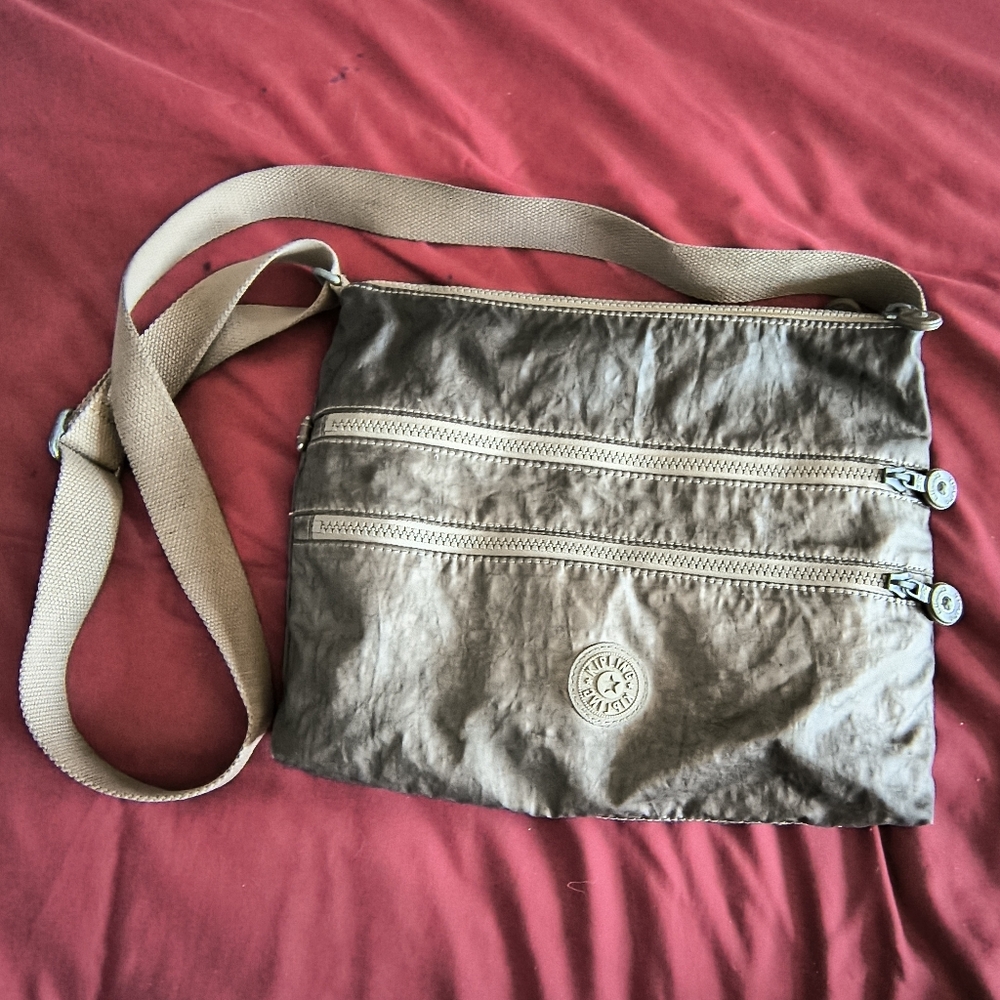 Kipling Gold Crossbody Bag